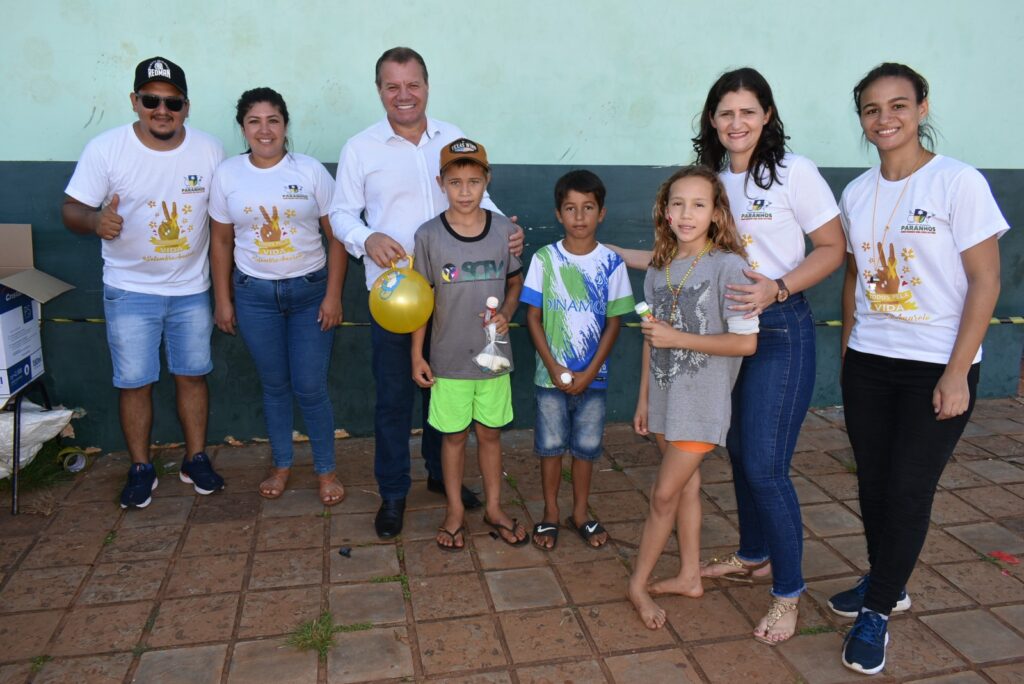 Prefeitura de Paranhos realiza a entrega de brinquedos para crianças do município