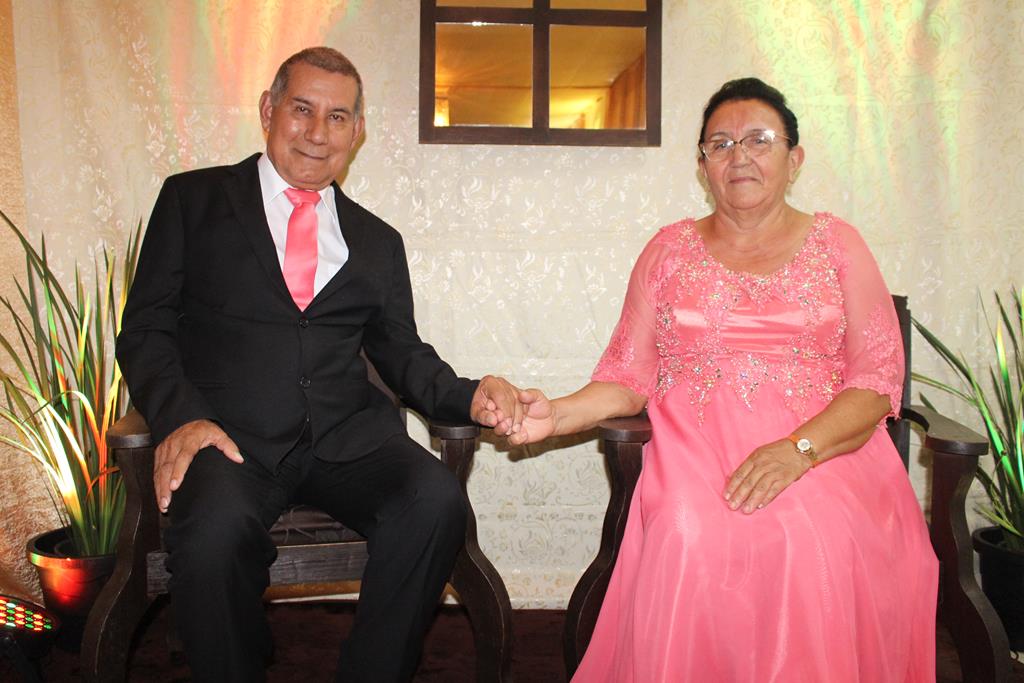 Bodas de Ouro, 50 anos de casados de Maria Marques Almiron e Arlindo Nunes Almiron