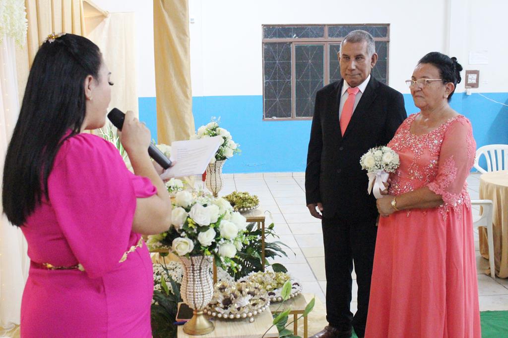 Bodas de Ouro, 50 anos de casados de Maria Marques Almiron e Arlindo Nunes Almiron