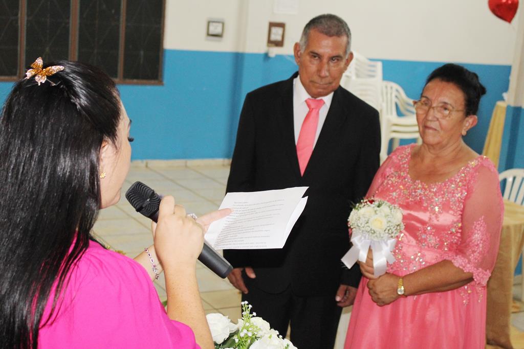 Bodas de Ouro, 50 anos de casados de Maria Marques Almiron e Arlindo Nunes Almiron