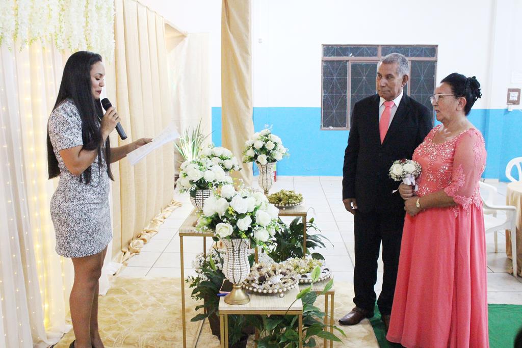 Bodas de Ouro, 50 anos de casados de Maria Marques Almiron e Arlindo Nunes Almiron