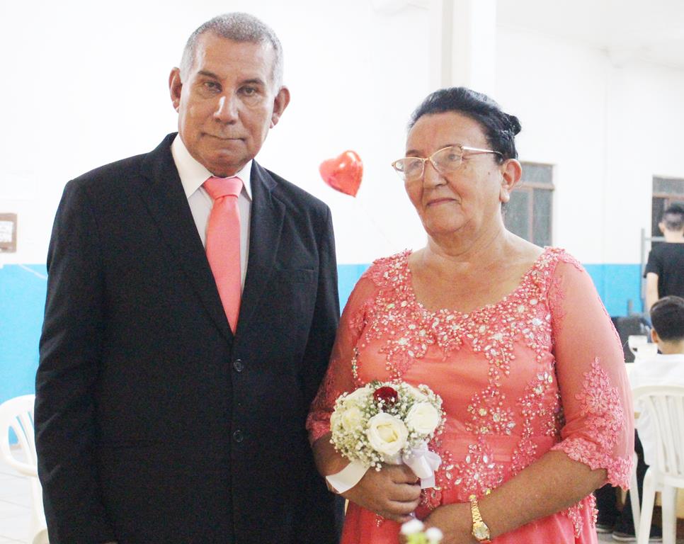 Bodas de Ouro, 50 anos de casados de Maria Marques Almiron e Arlindo Nunes Almiron