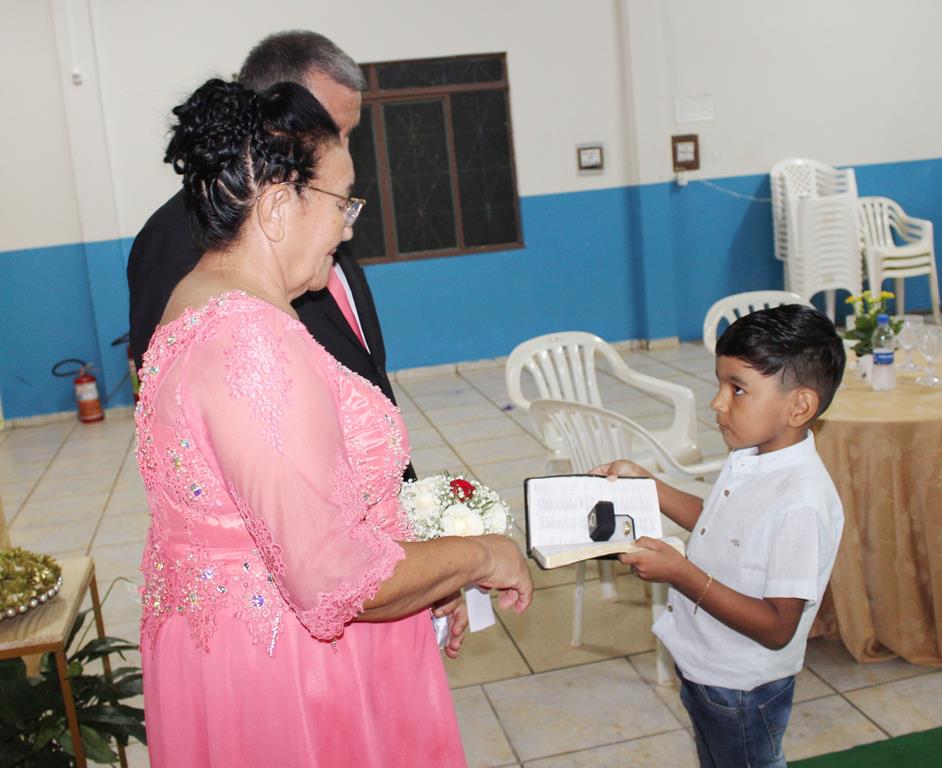 Bodas de Ouro, 50 anos de casados de Maria Marques Almiron e Arlindo Nunes Almiron