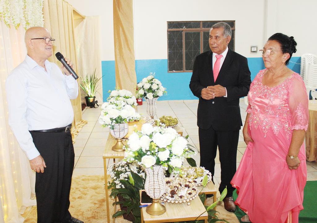 Bodas de Ouro, 50 anos de casados de Maria Marques Almiron e Arlindo Nunes Almiron