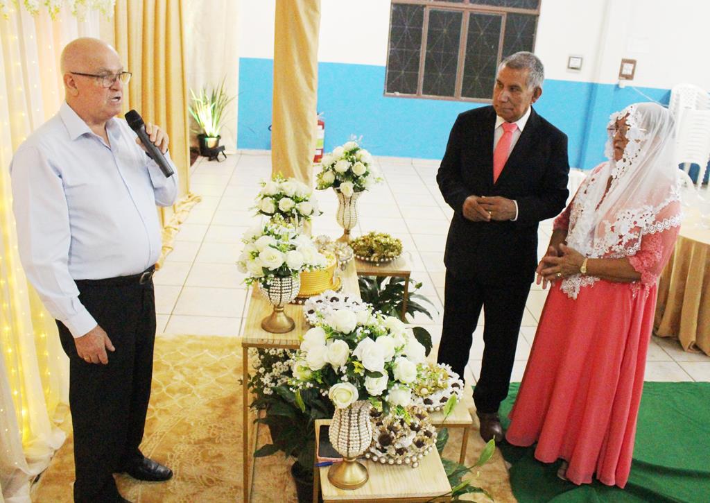 Bodas de Ouro, 50 anos de casados de Maria Marques Almiron e Arlindo Nunes Almiron