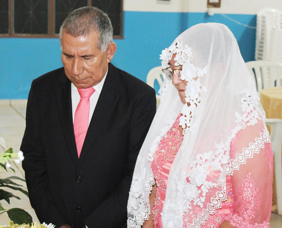 Bodas de Ouro, 50 anos de casados de Maria Marques Almiron e Arlindo Nunes Almiron