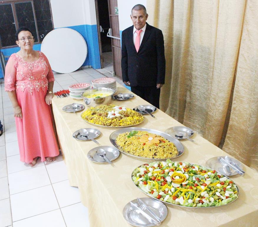 Bodas de Ouro, 50 anos de casados de Maria Marques Almiron e Arlindo Nunes Almiron