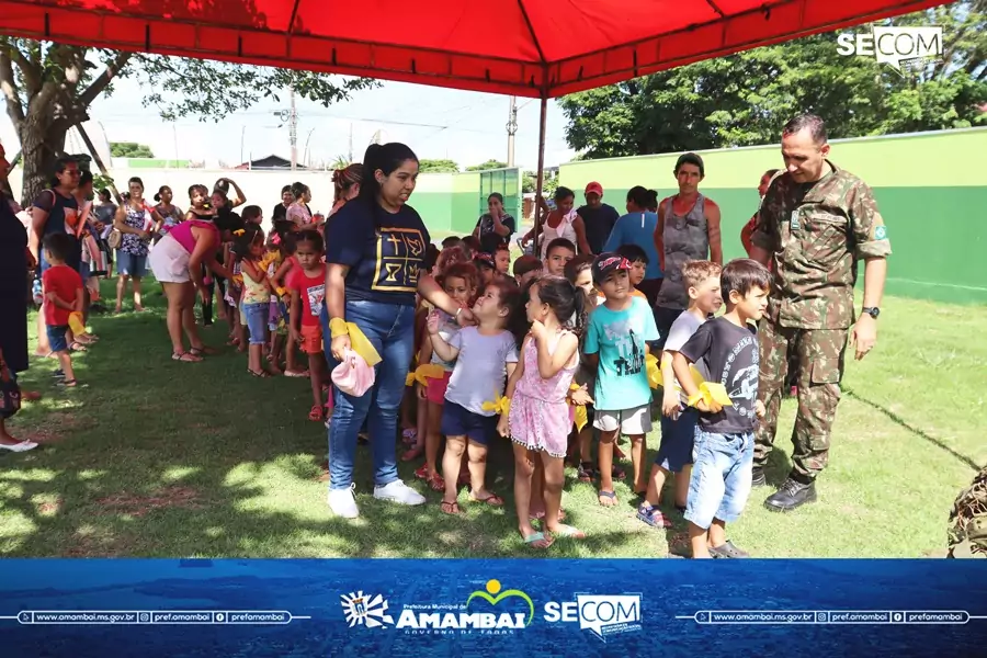 Mais Social em Ação ofereceu serviços e recreação às famílias de Amambai