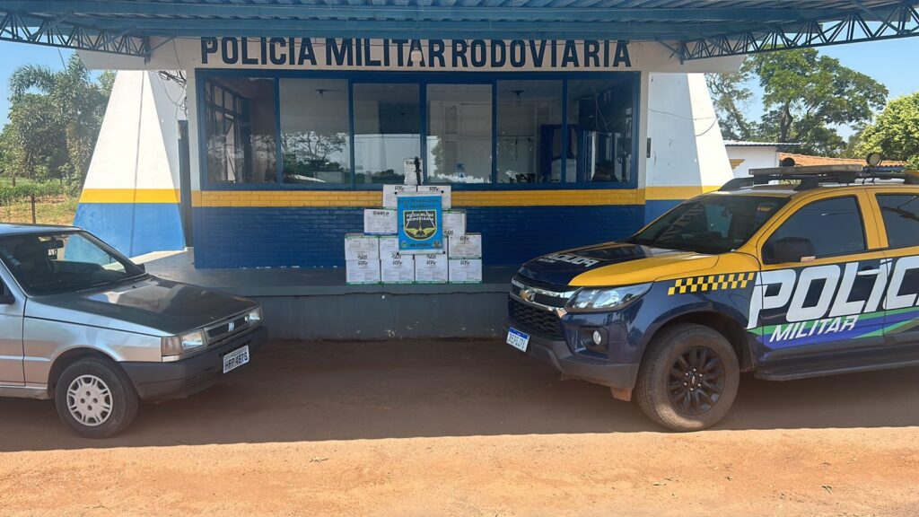 Polícia Militar Rodoviária prende homem por contrabando de agrotóxico em um veículo em Amambai