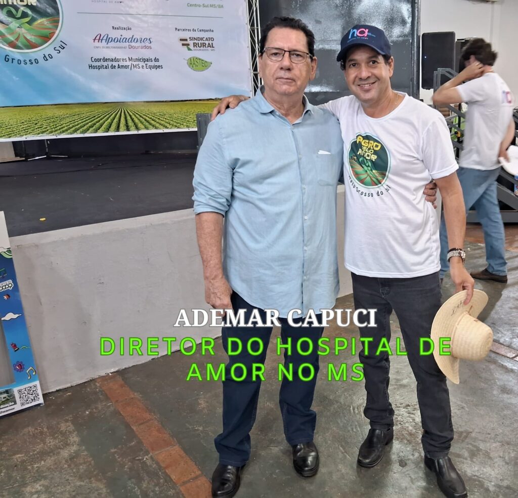 Vereador de Aral Moreira participa da campanha ‘Agro Pelo Amor’ em Dourados