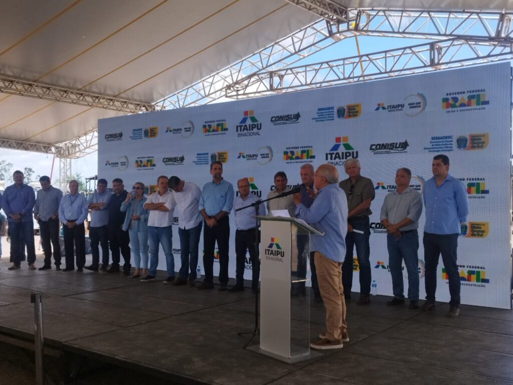 Conisul, Itaipu Binacional e Governo de MS promovem evento para entrega de equipamentos e assinaturas de convênios