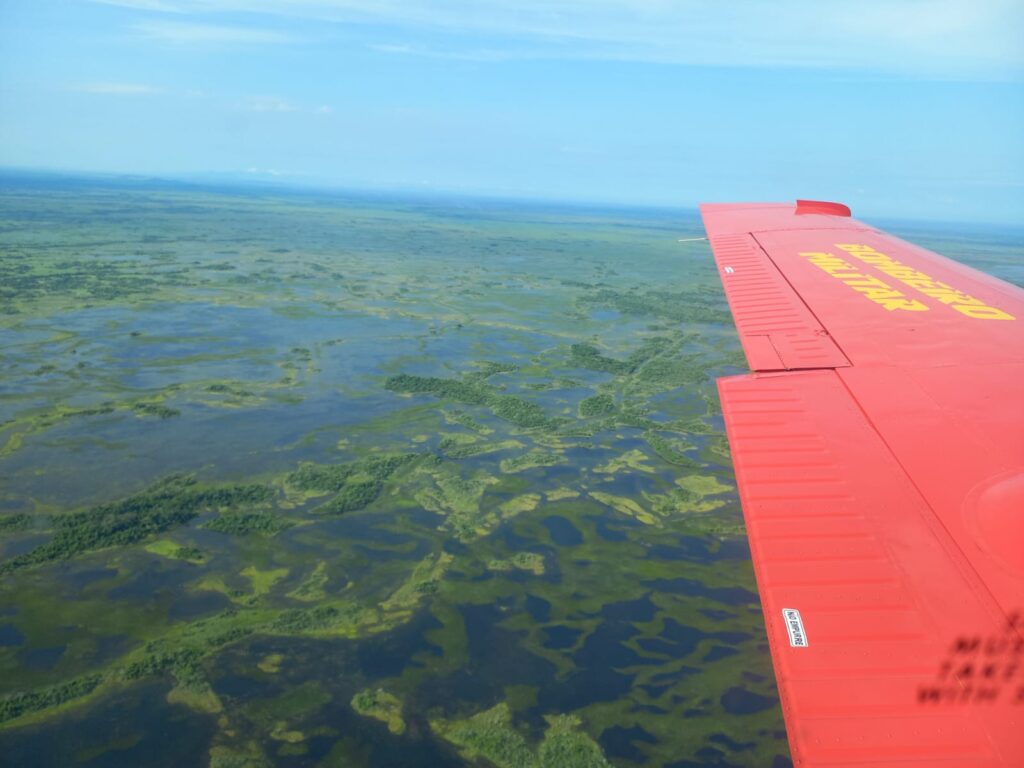 Com incêndio extinto no Pantanal de MS, bombeiros fazem monitoramento na Serra do Amolar