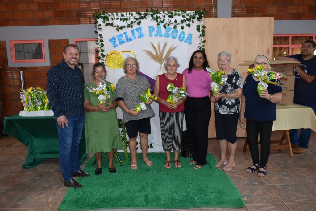 Prefeitura realizou celebração de Páscoa com o grupo da melhor idade em Paranhos