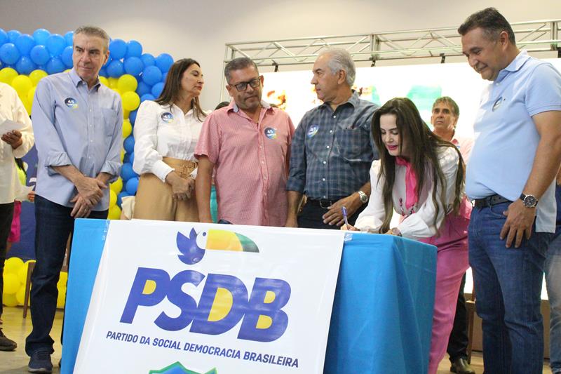 Com a presença de Reinaldo Azambuja PSDB promove ato de filiação em Aral Moreira