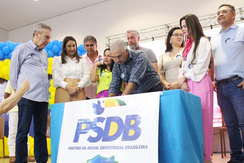 Com a presença de Reinaldo Azambuja PSDB promove ato de filiação em Aral Moreira