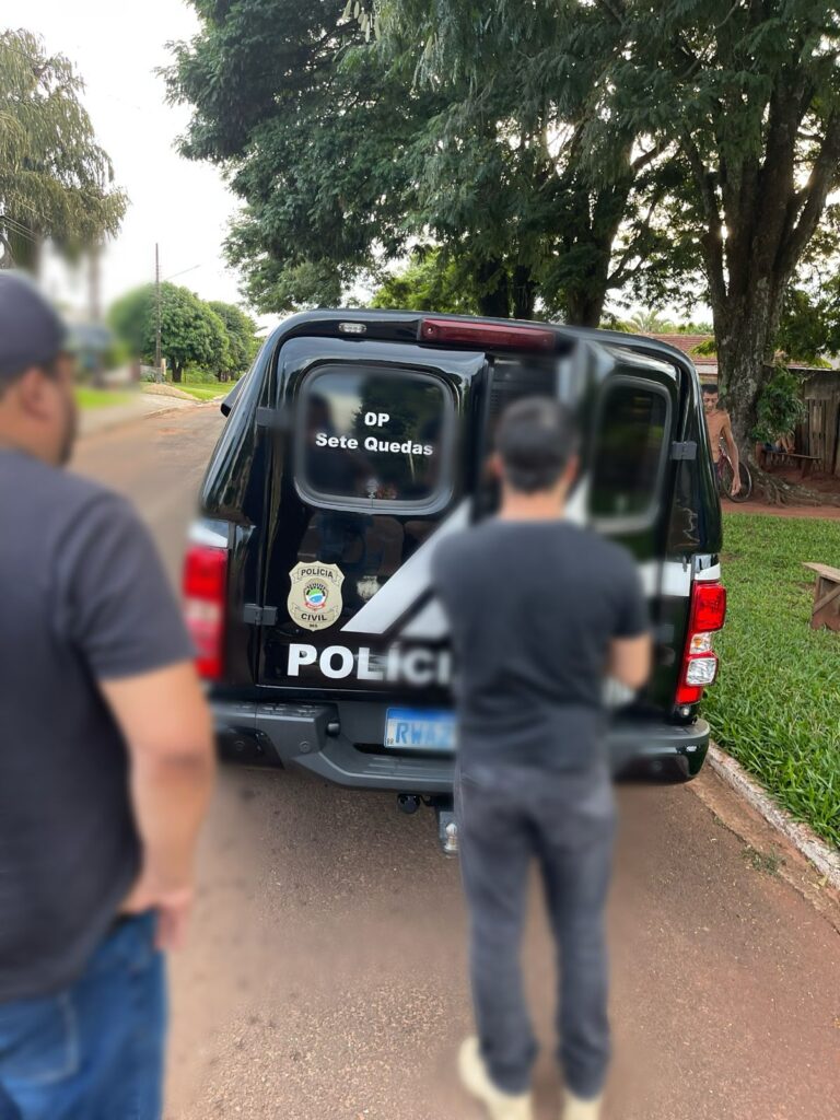 Polícia Civil de Sete Quedas cumpre mandado de prisão