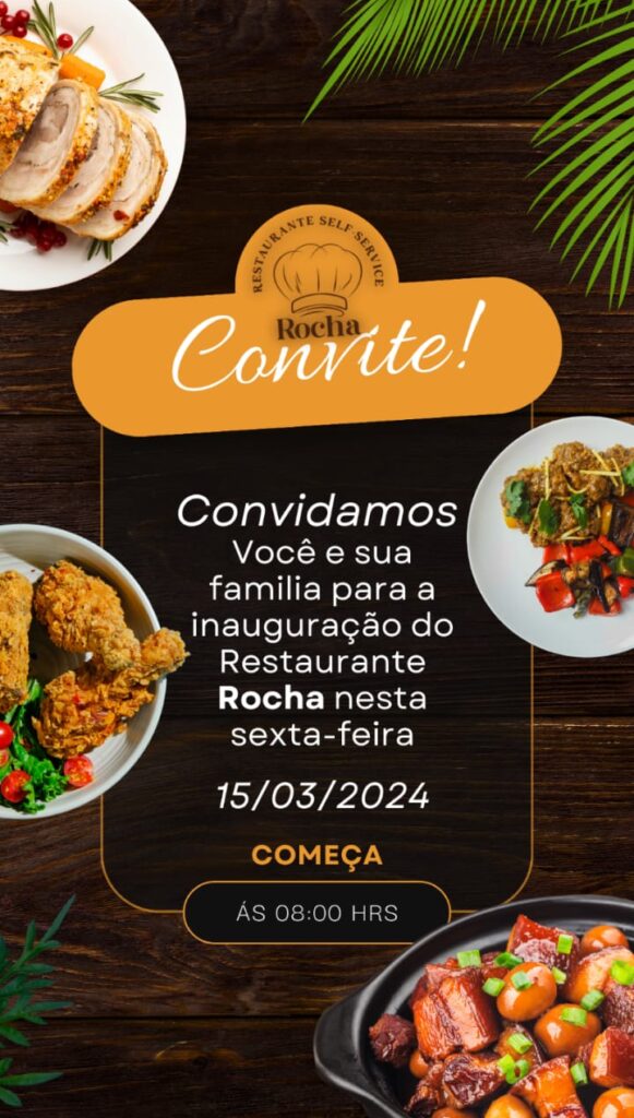 Restaurante Rocha inaugura nesta sexta-feira (15) às 8h na Vila Limeira