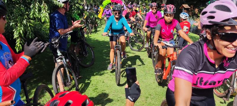 Com mais de 100 participantes 3º Pedal das Belas foi sucesso total nesse domingo em Amambai