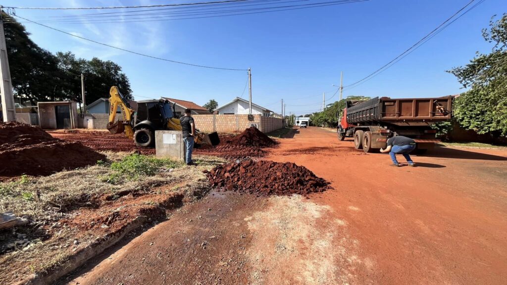 Jardim Élida recebe obra de asfalto e ficará 100% asfaltado