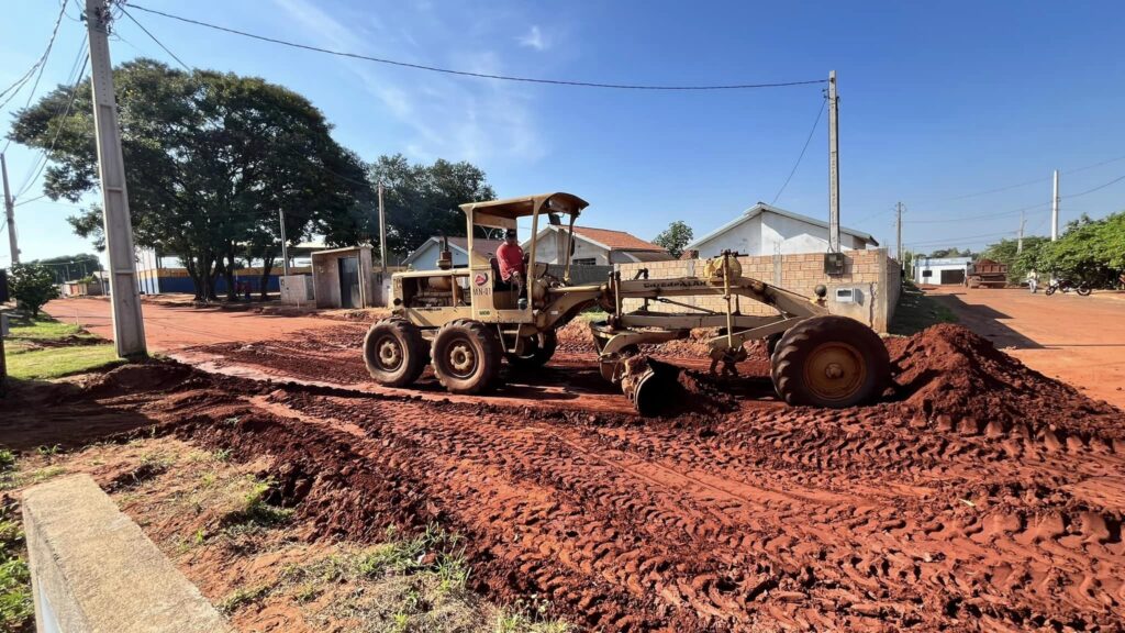 Jardim Élida recebe obra de asfalto e ficará 100% asfaltado