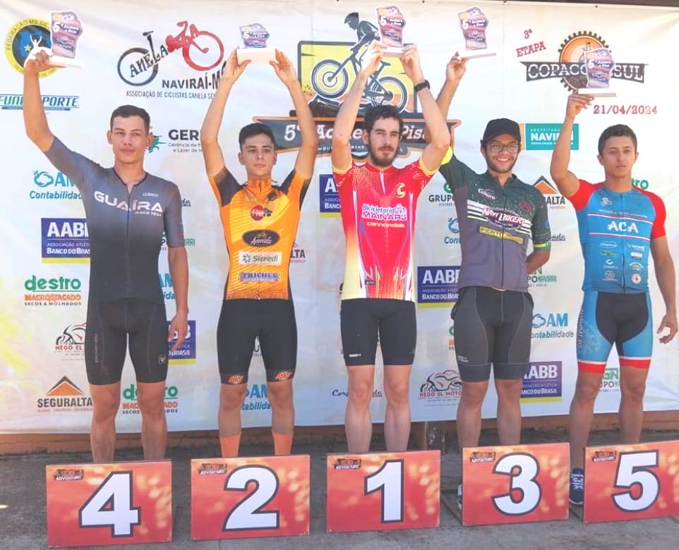 ACA destaca, mais uma vez, o nome de Amambai em competição regional de ciclismo