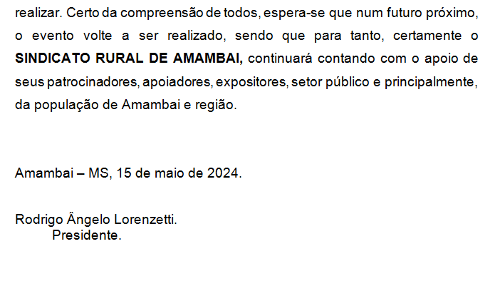 Perdas na safra e preços baixos dos produtos agropecuários levam ao cancelamento da Expobai em 2024