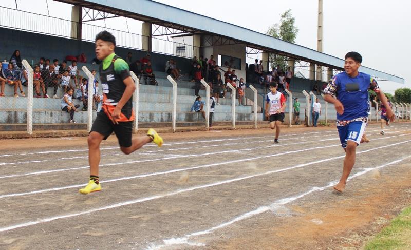 Atletismo abriu nessa segunda os Jogos Intercolegiais 2024 em Amambai