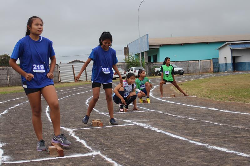 Atletismo abriu nessa segunda os Jogos Intercolegiais 2024 em Amambai