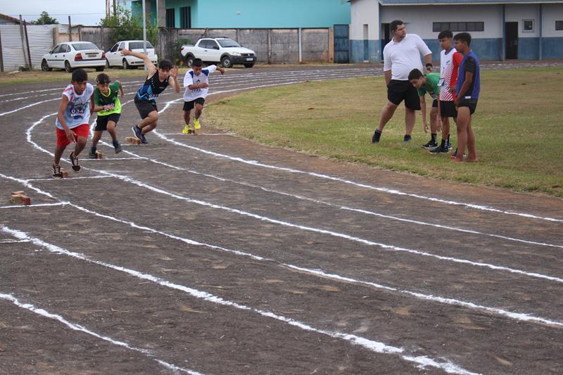 Atletismo abriu nessa segunda os Jogos Intercolegiais 2024 em Amambai