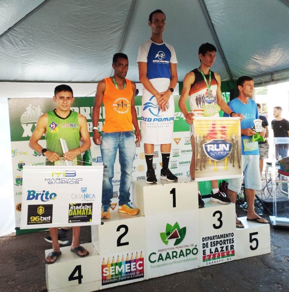 Atleta de Amambai é 4º colocado na classificação geral da 20ª Corrida do Trabalhador em Caarapó