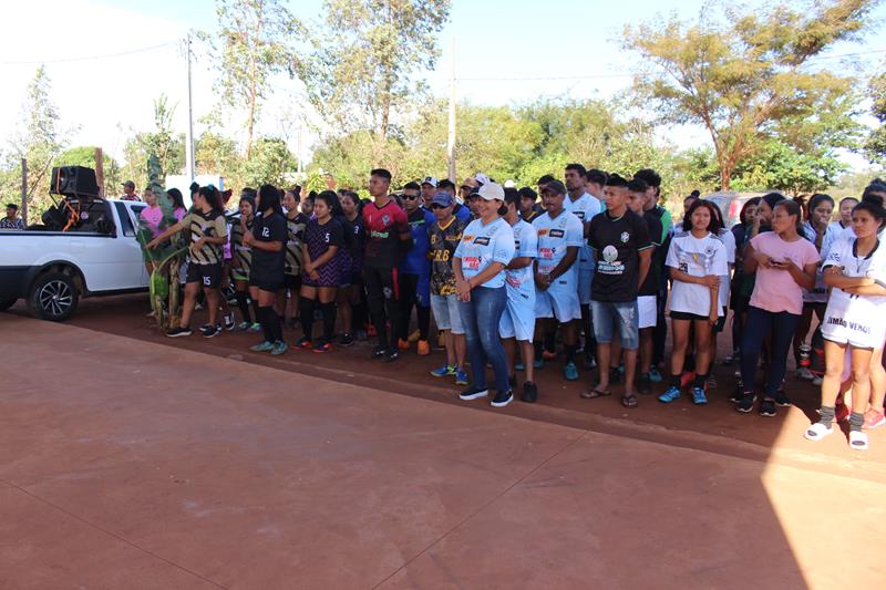 Abertura da 1ª Copa Terrão de Futebol masculino e feminino em Amambai