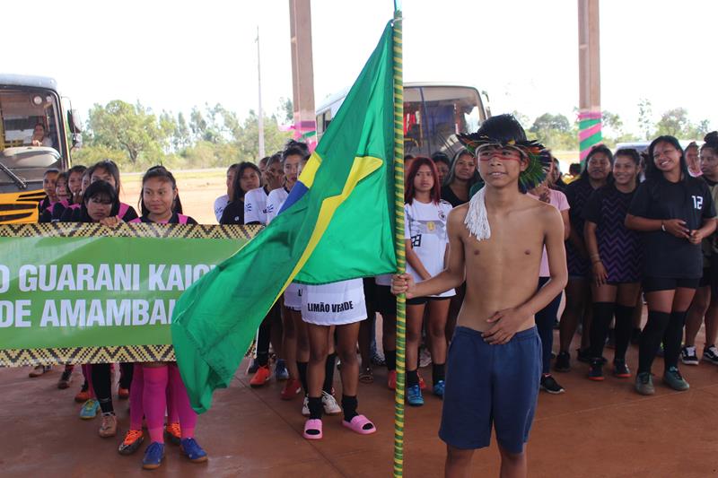 Abertura da 1ª Copa Terrão de Futebol masculino e feminino em Amambai