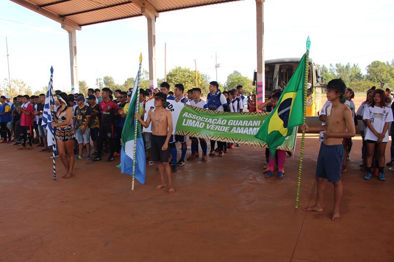 Abertura da 1ª Copa Terrão de Futebol masculino e feminino em Amambai