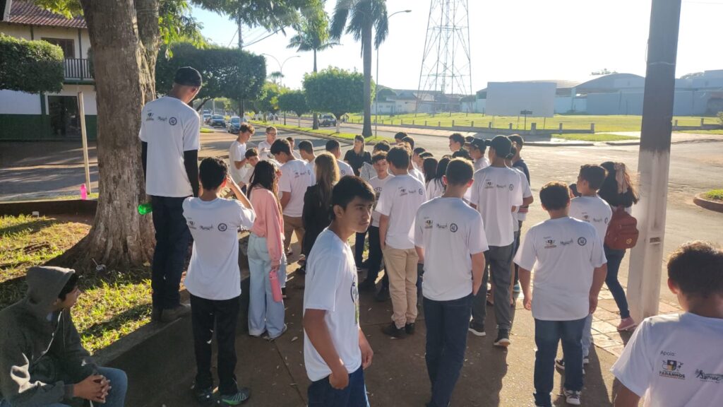 Alunos da E.M. Dr. Mitsuro Saito participaram do "Projeto de Ações Ecológicas" em Paranhos