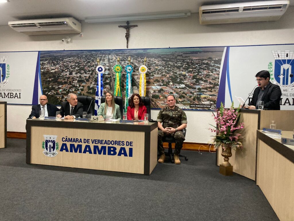 Câmara de Amambai entrega Títulos de Cidadão Amambaiense