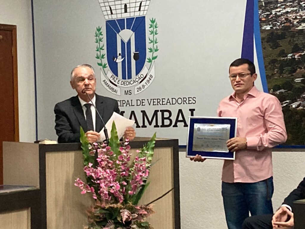 Câmara de Amambai entrega Títulos de Cidadão Amambaiense