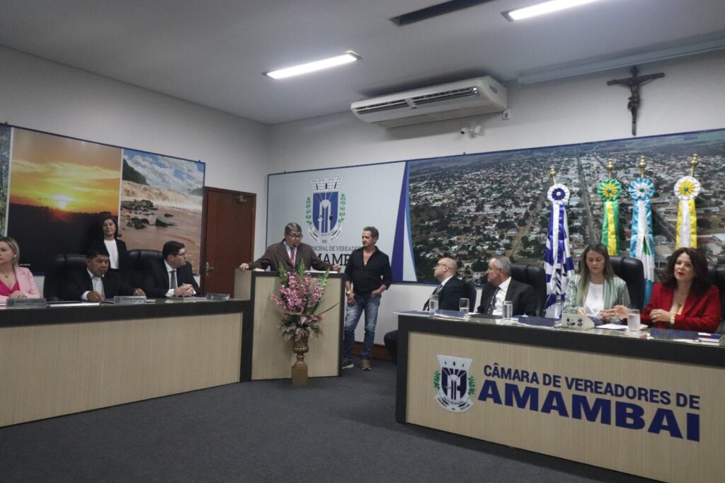 Câmara de Amambai entrega Títulos de Cidadão Amambaiense