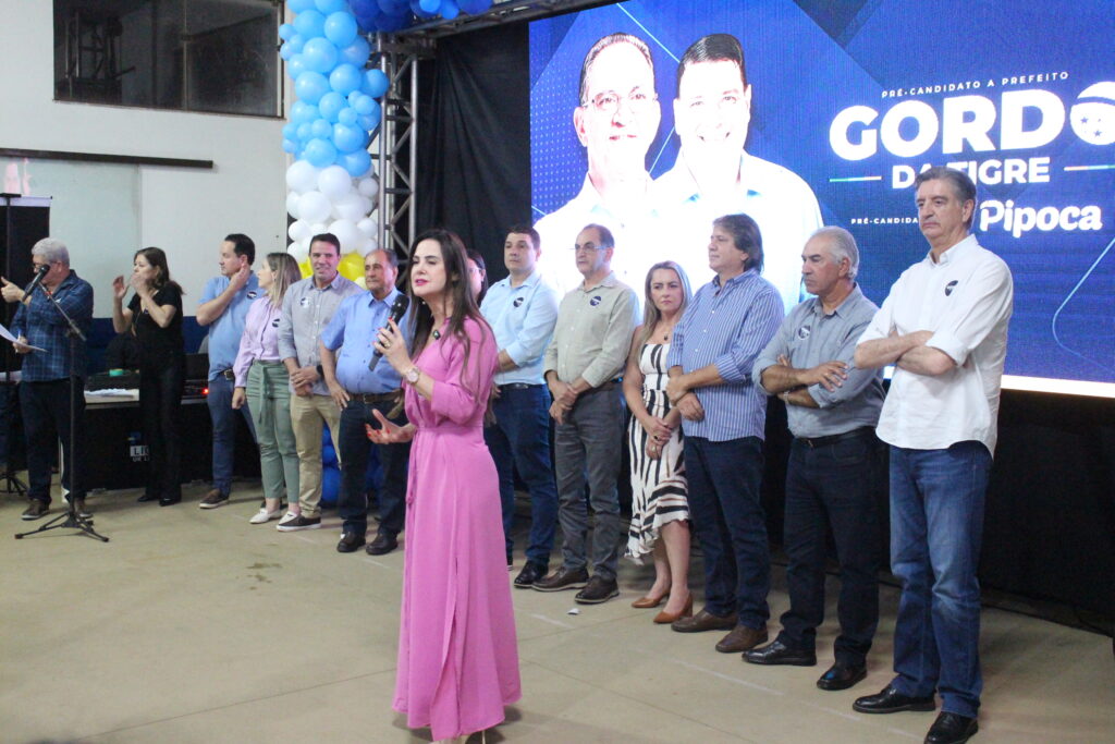 Gordo da Tigre e Pipoca fazem lançamento de pré-candidaturas a prefeito e vice em Caarapó