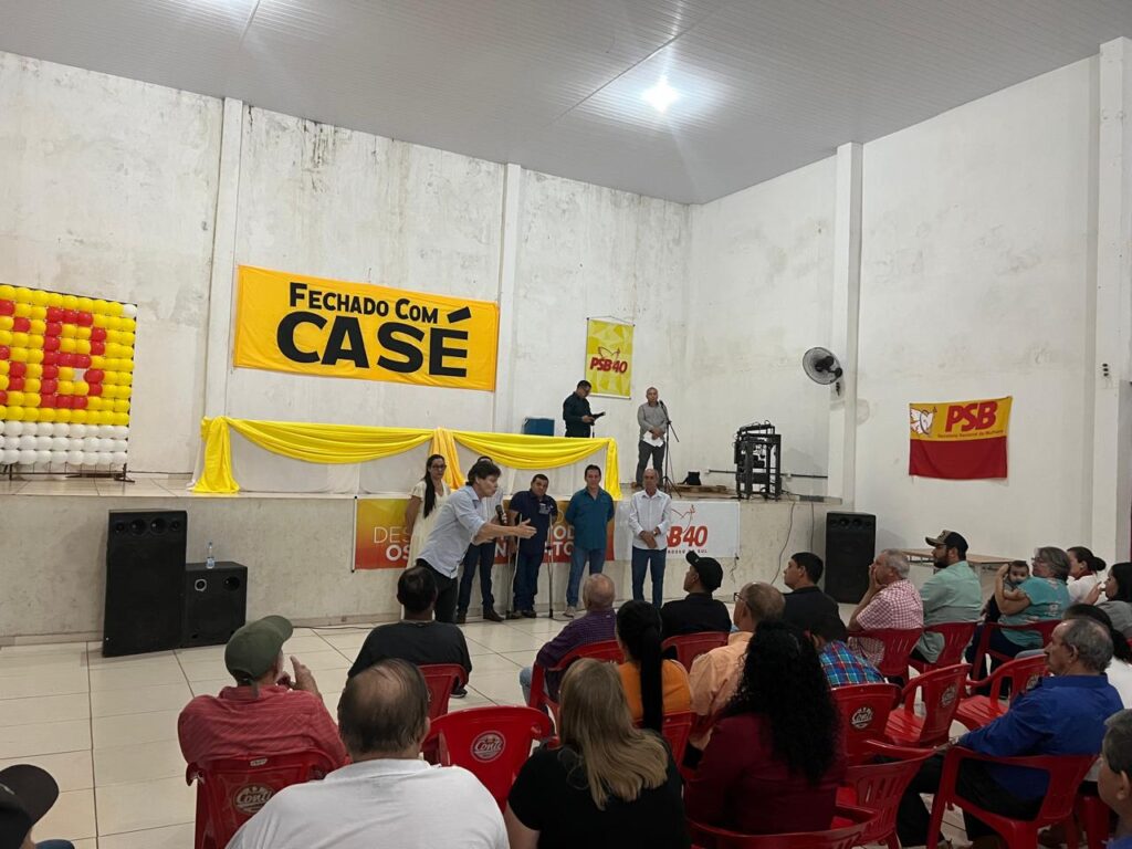 Com união de quatro partidos "até o momento", PSB lança Casé como pré-candidato a prefeito em Sete Quedas