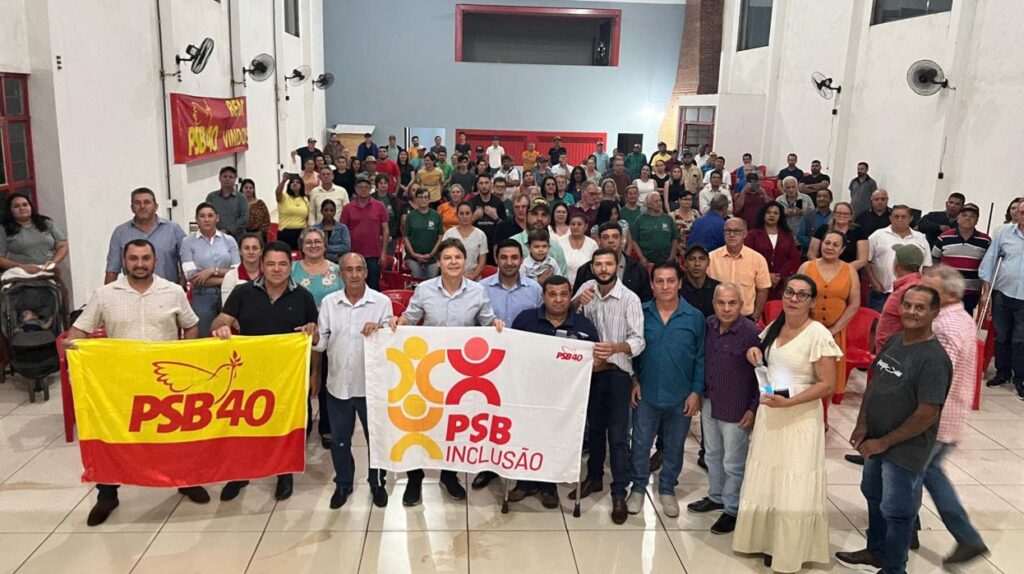 Com união de quatro partidos "até o momento", PSB lança Casé como pré-candidato a prefeito em Sete Quedas