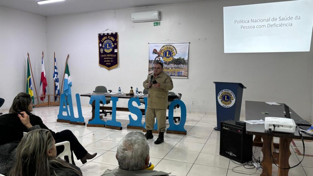 Palestra do projeto “Polícia Judicial Amiga dos Autistas” foi realizada em Amambai