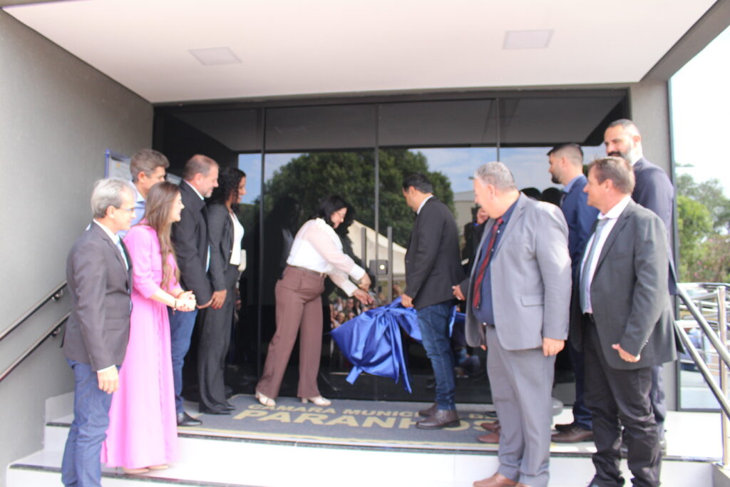 Inauguração da nova sede da Câmara Municipal de Paranhos