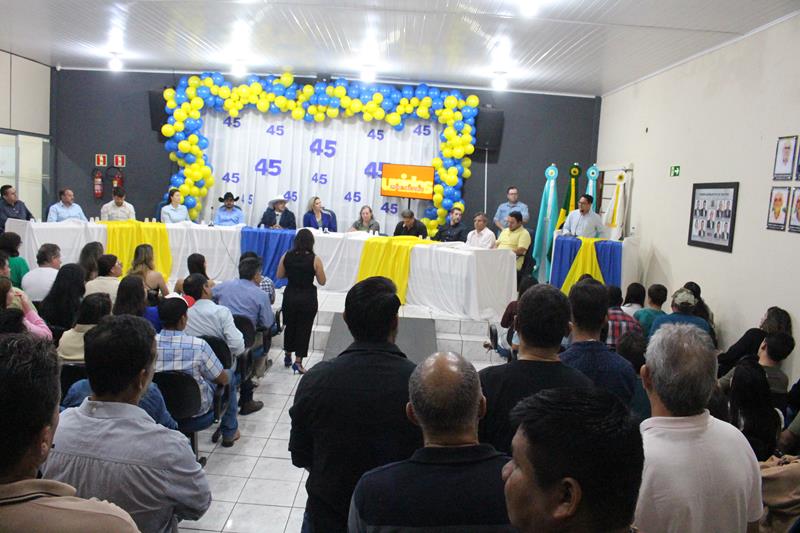 Convenção da federação PSDB/Cidadania em Tacuru. Prefeito Rogério Torquetti definido como candidato a reeleição com Zé Antônio de vice