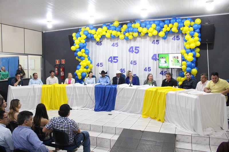 Durante convenção da Federação PSDB Cidadania em Tacuru, Rogério Torquetti é definido oficialmente pré-candidato à reeleição