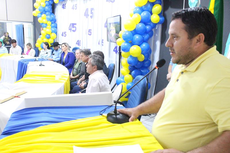 Durante convenção da Federação PSDB Cidadania em Tacuru, Rogério Torquetti é definido oficialmente pré-candidato à reeleição