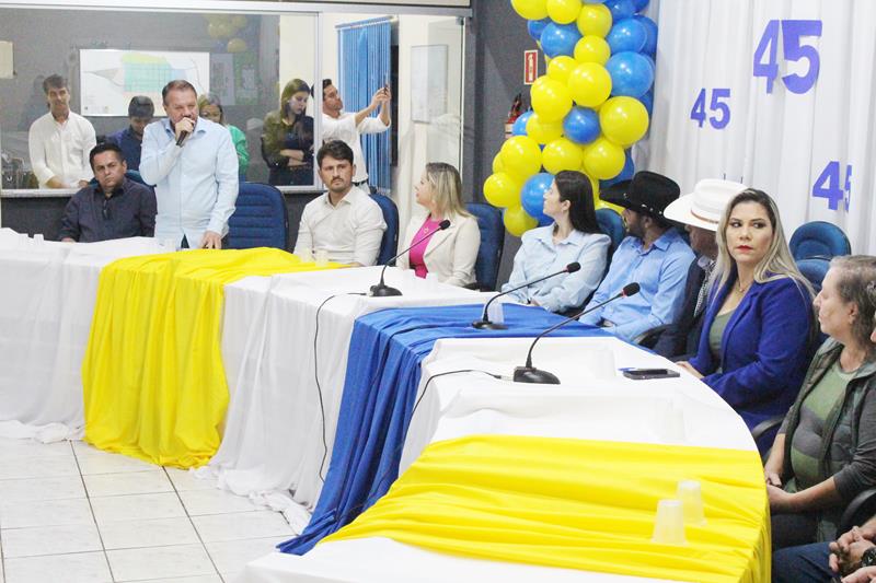 Durante convenção da Federação PSDB Cidadania em Tacuru, Rogério Torquetti é definido oficialmente pré-candidato à reeleição