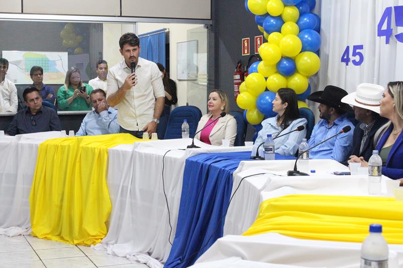 Durante convenção da Federação PSDB Cidadania em Tacuru, Rogério Torquetti é definido oficialmente pré-candidato à reeleição