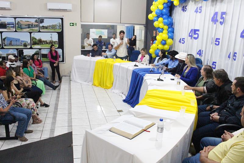 Durante convenção da Federação PSDB Cidadania em Tacuru, Rogério Torquetti é definido oficialmente pré-candidato à reeleição