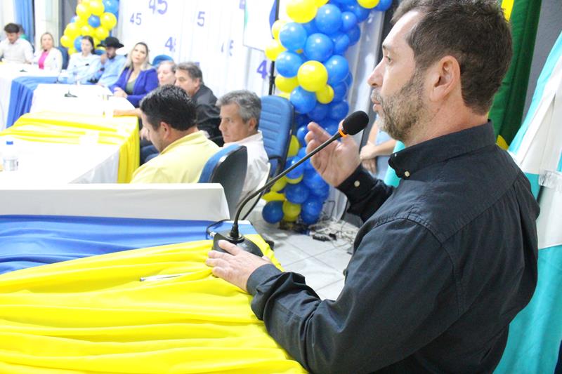 Convenção da federação PSDB/Cidadania em Tacuru. Prefeito Rogério Torquetti definido como candidato a reeleição com Zé Antônio de vice