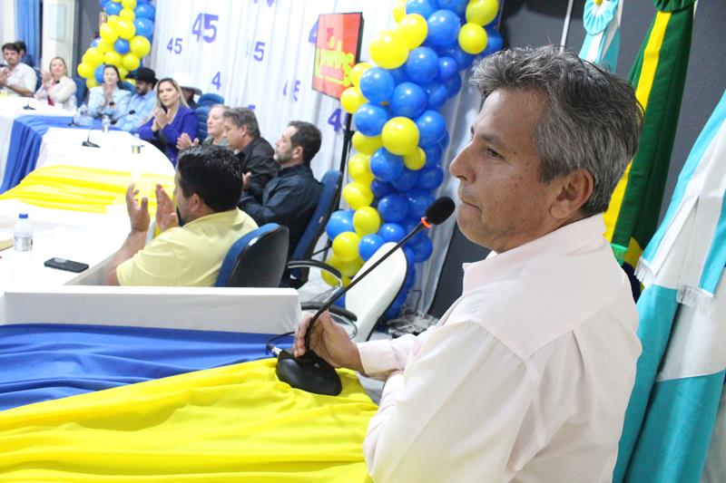 Durante convenção da Federação PSDB Cidadania em Tacuru, Rogério Torquetti é definido oficialmente pré-candidato à reeleição